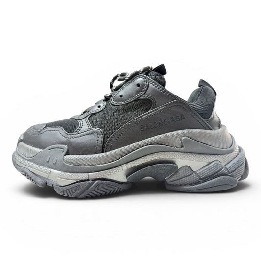Balenciaga Triple S Silver midsole Trainers