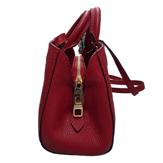 Louis Vuitton Nano Montinage Red Leather