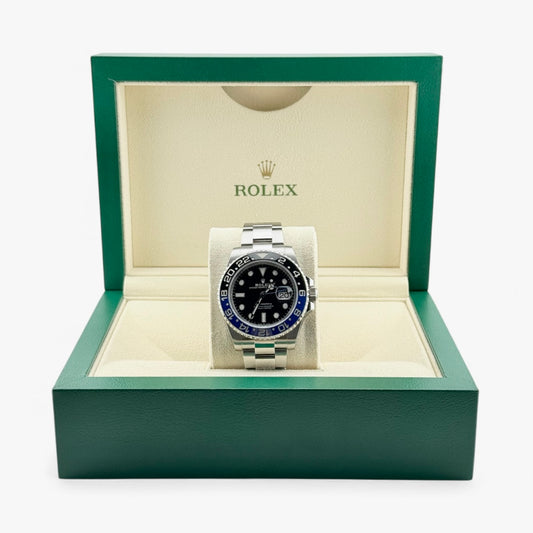 **Sold** Rolex GMT Master II Batman