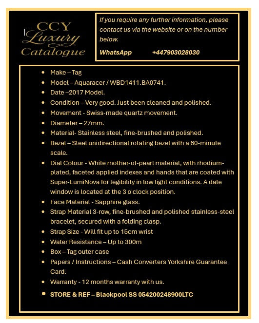 Tag Aquaracer / WBD1411.BA0741