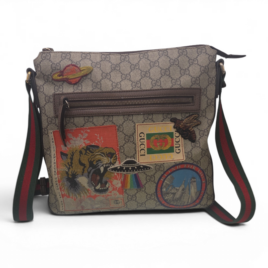 Gucci GG Supreme Messenger Courier Bag