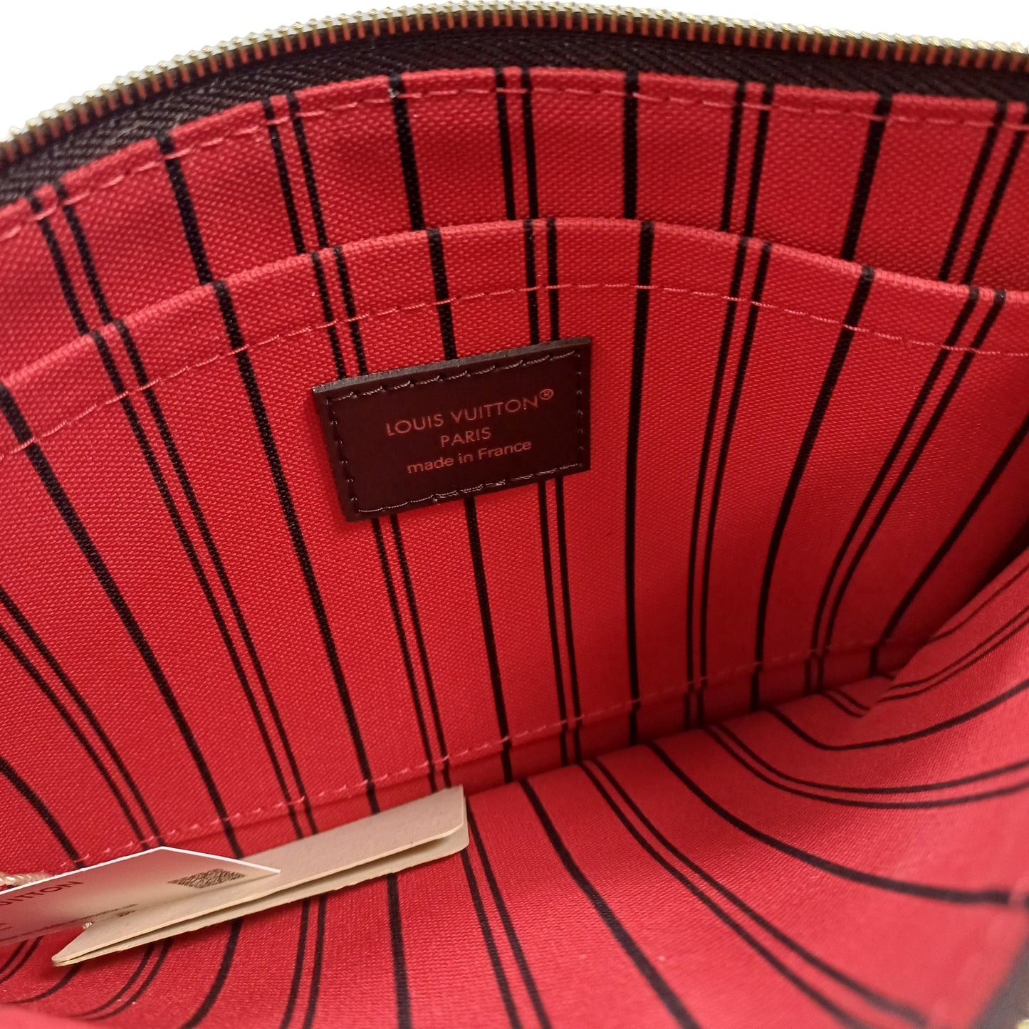 Louis Vuitton Neverfull Pouch Damier Ebene