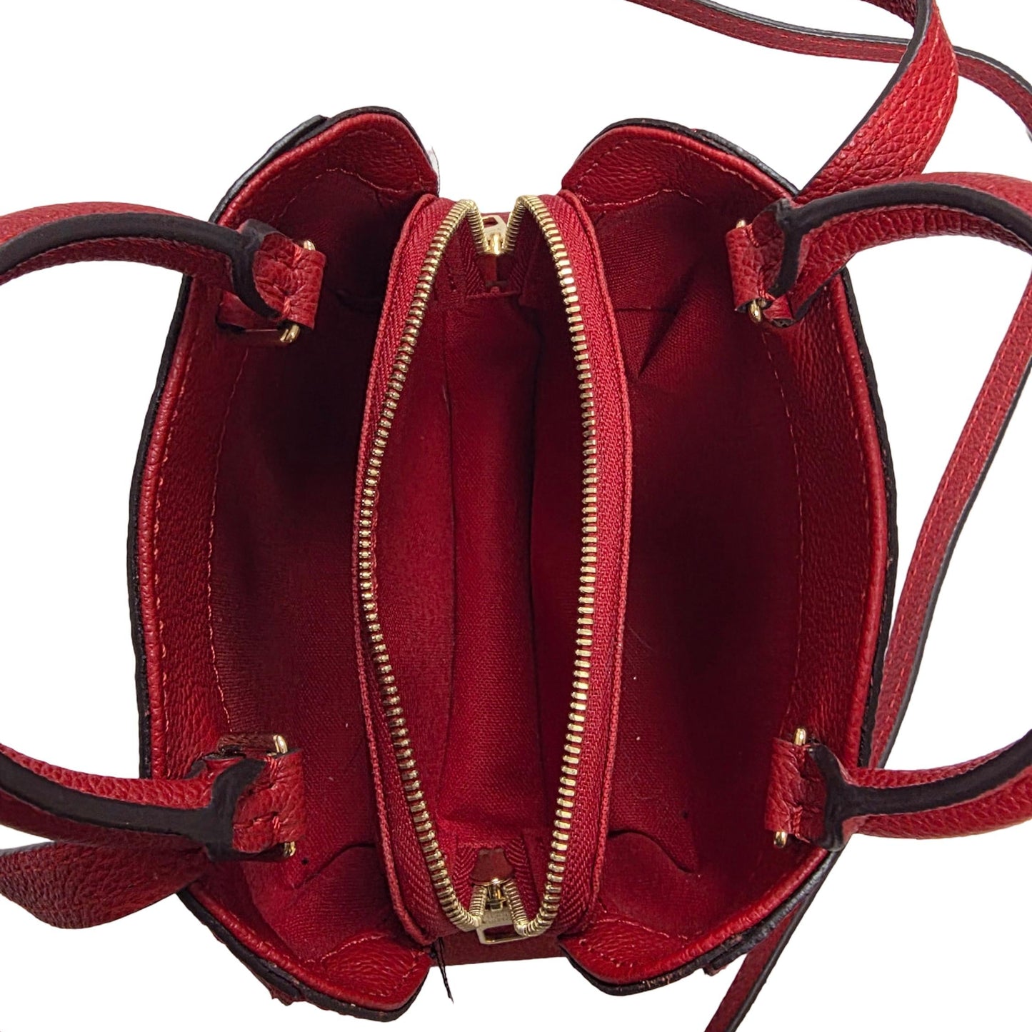 Louis Vuitton Nano Montinage Red Leather