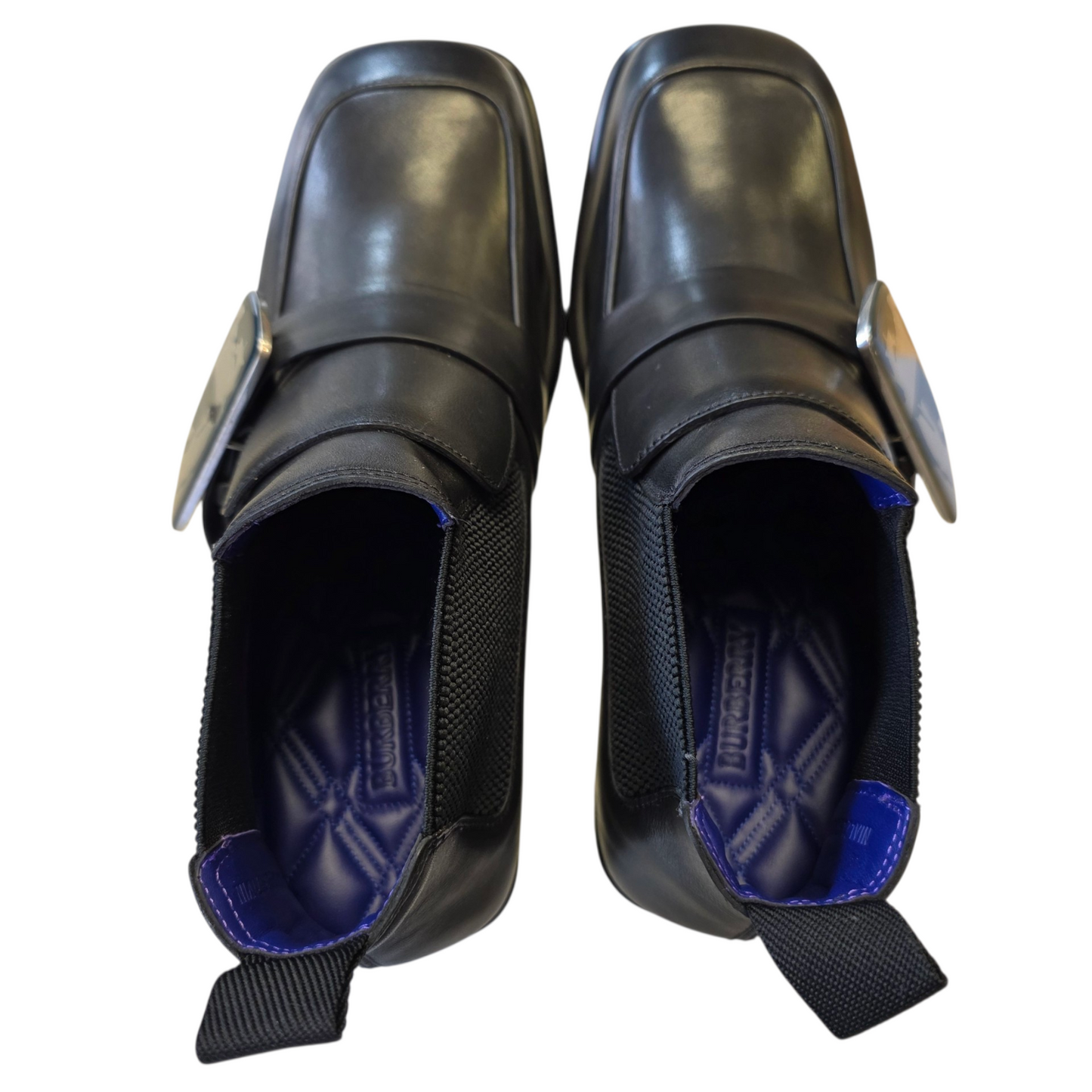 Burberry Shield Leather Chelsea Boots
