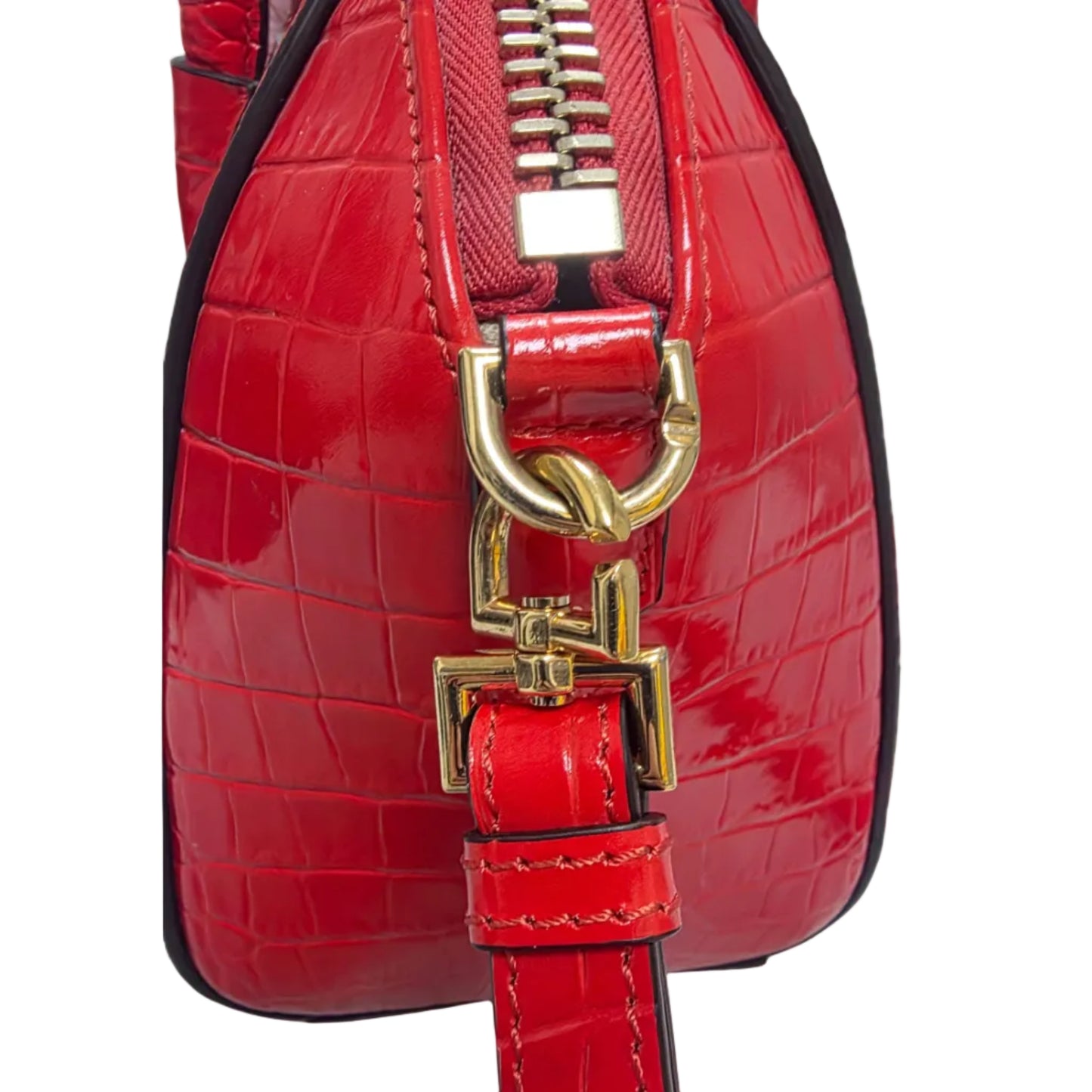 Givenchy Calfskin Crocodile Embossed Mini Antigona