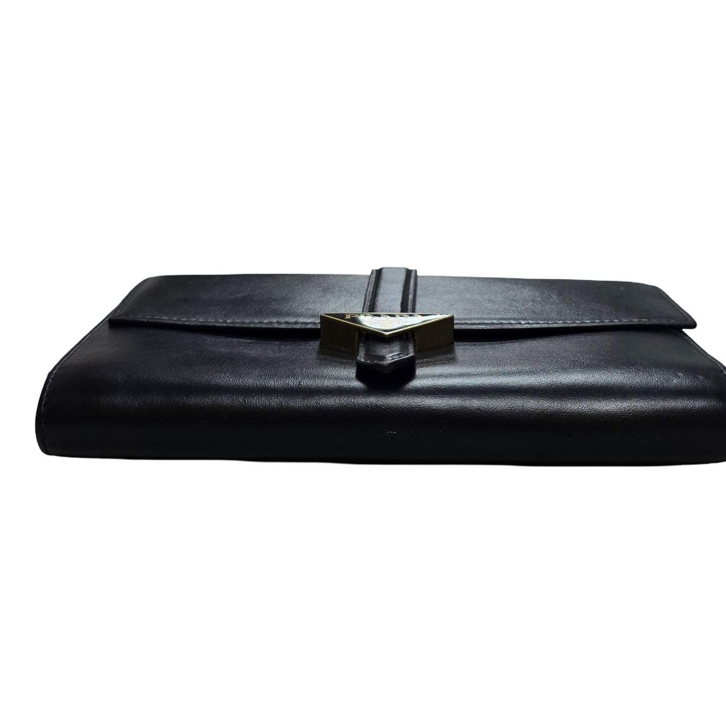 Prada Rectangular Logo Clutch Bag