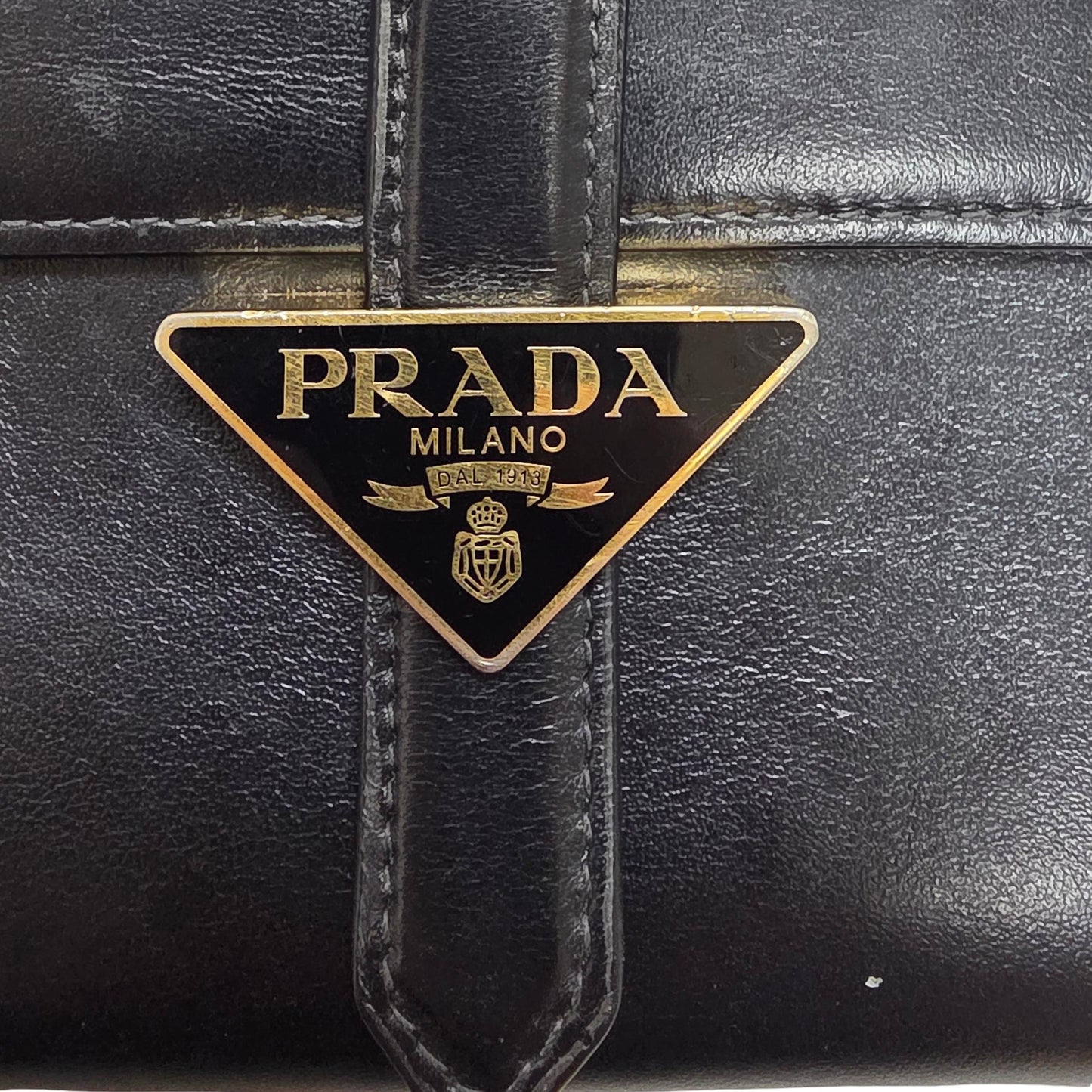 Prada Rectangular Logo Clutch Bag