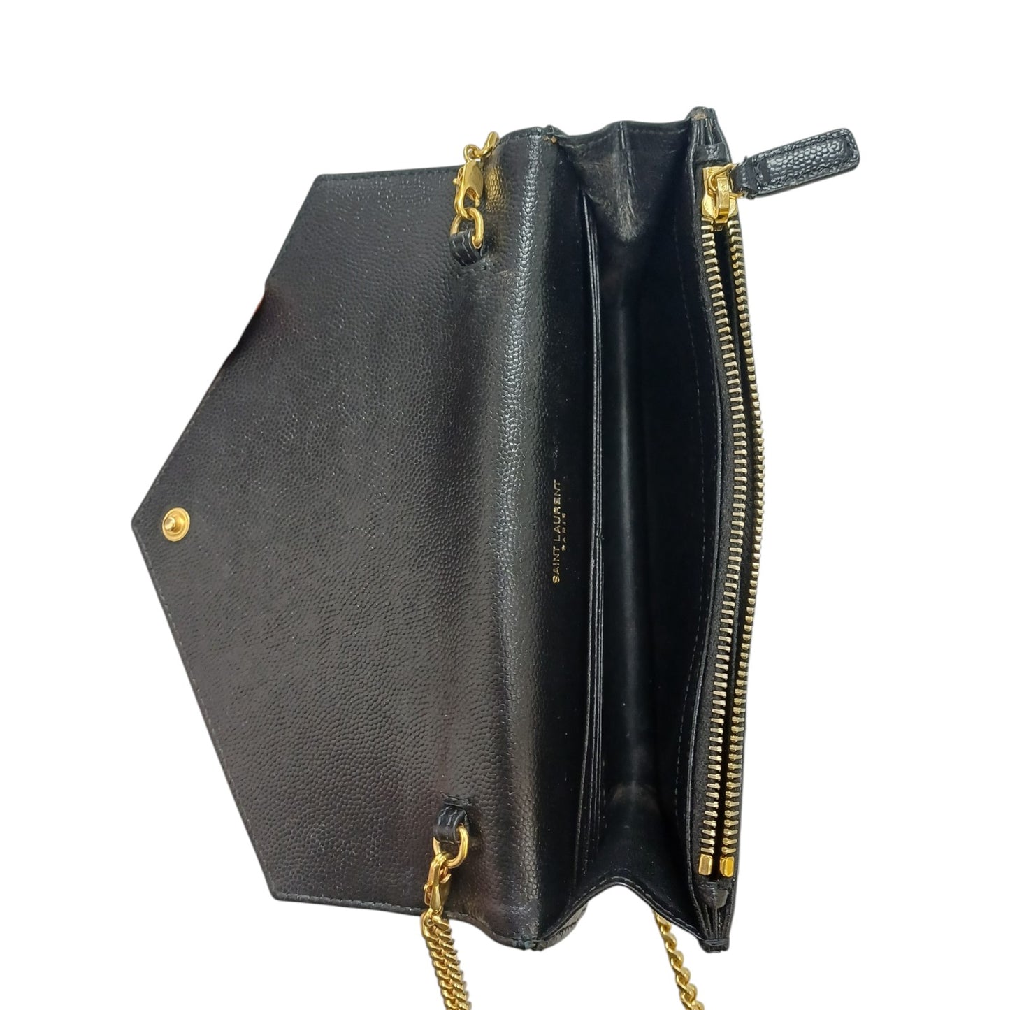 Saint Laurent Classic Cassandre Chain Wallet