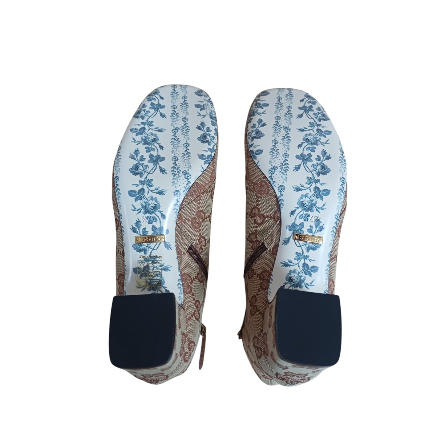 Gucci GG Marmont Canvas Ankle Boots