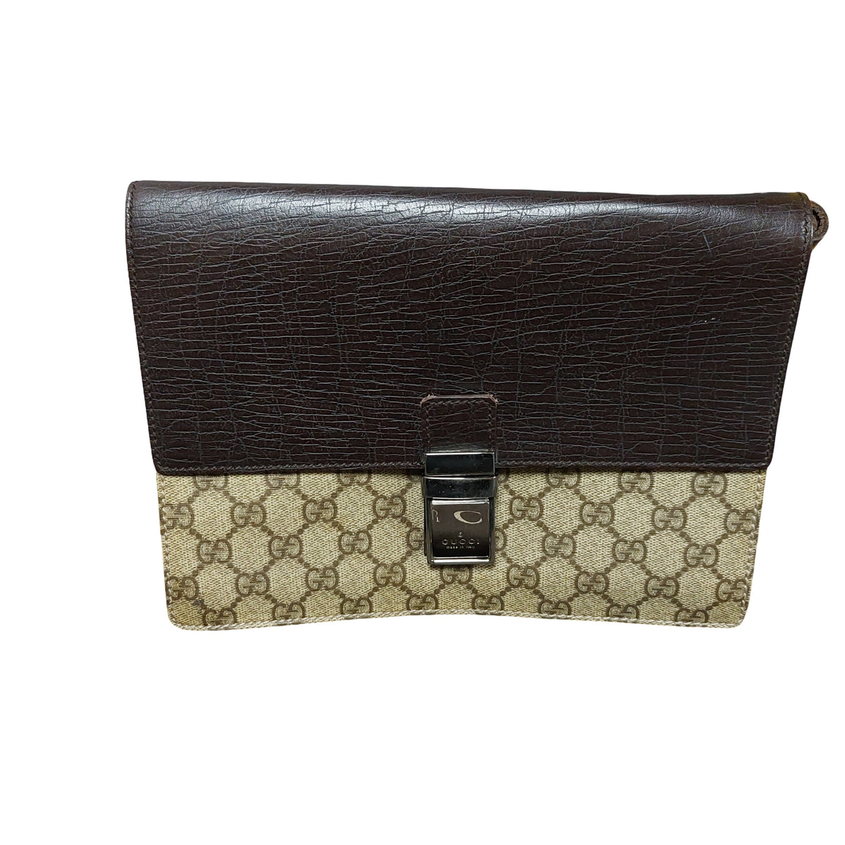 Gucci GG Supreme Clutch Bag