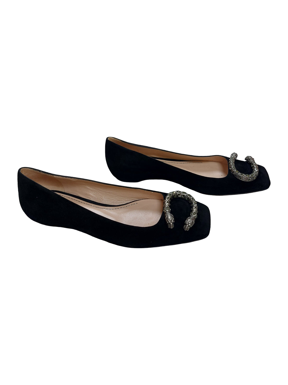 Gucci Dionysus Suede Ballet Flats