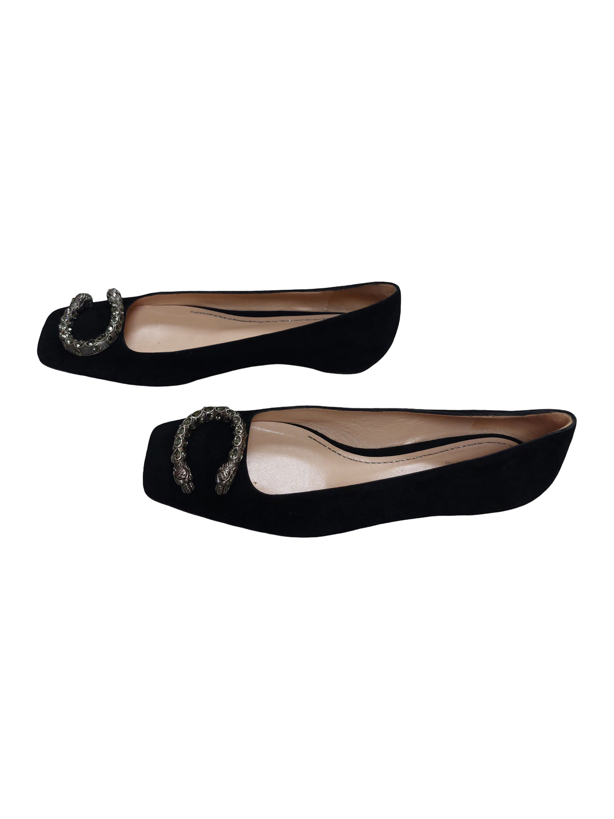 Gucci Dionysus Suede Ballet Flats