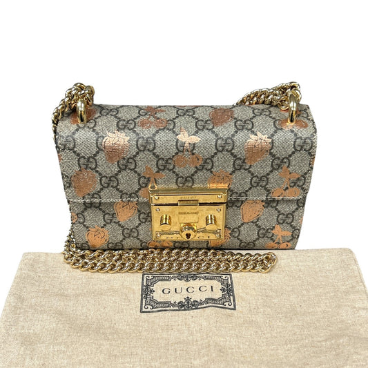 Gucci GG Small Padlock Berry Shoulder bag
