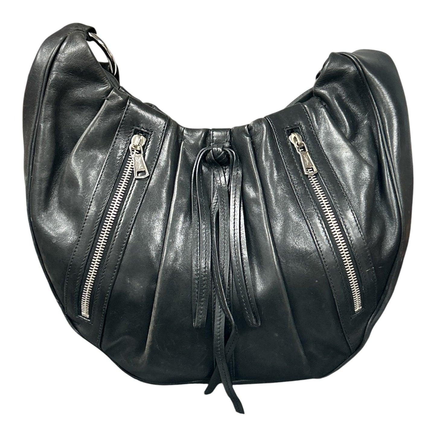 Saint Laurent Rive Gauche Classic Pleated Hobo bag Pony Style
