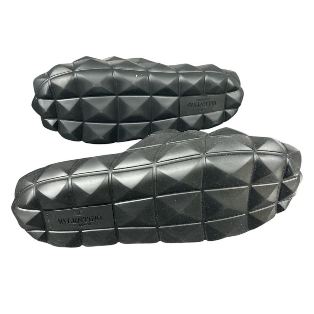 Valentino Garavani Roman stud turtle rubber slides