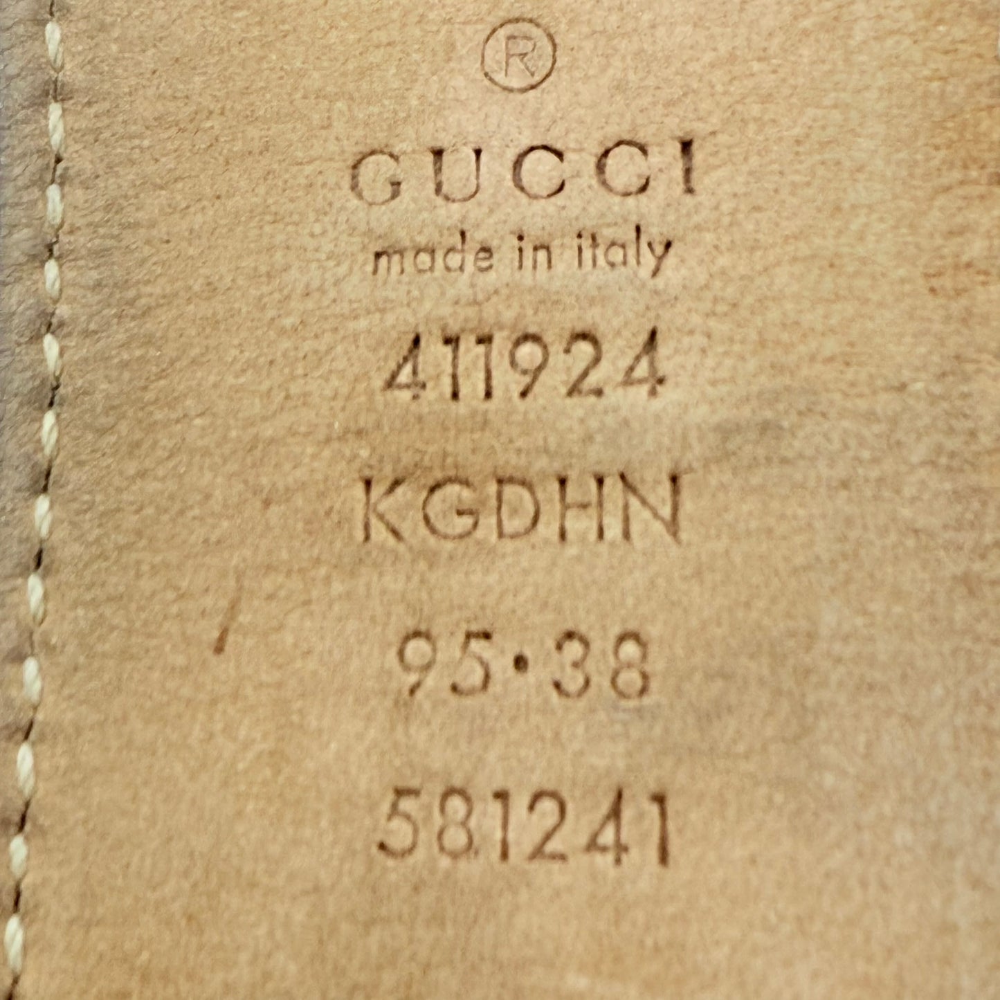 Gucci GG Supreme canvas belt