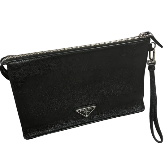 Prada Vitello clutch bag