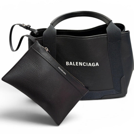 Balenciaga Cabas Tote Handbag & Calf Leather Purse