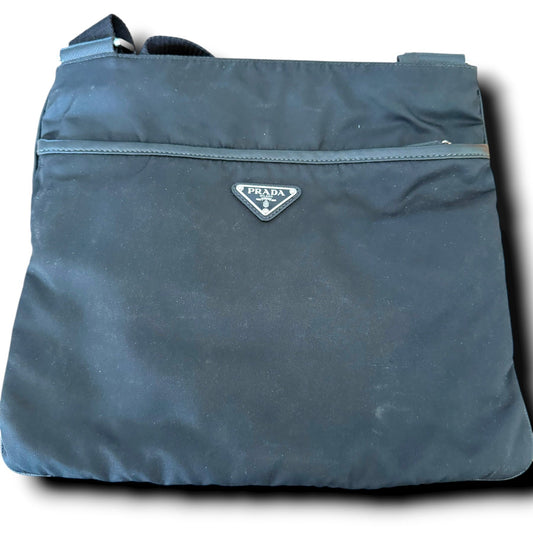 Prada Triangle Logo Shoulder Bag