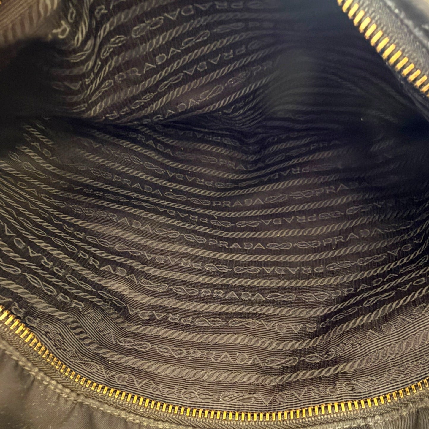 Prada Triangle Logo Shoulder Bag