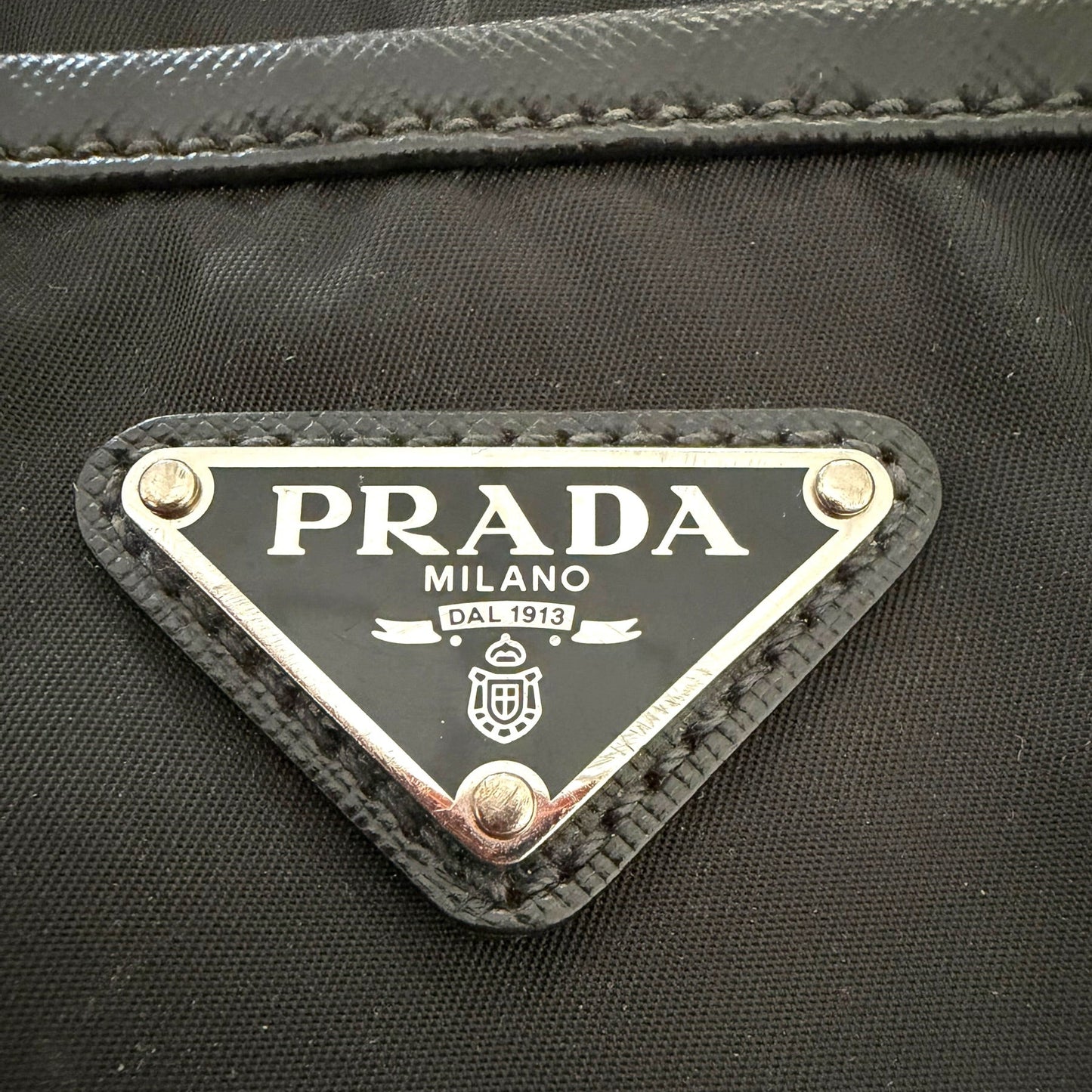 Prada Triangle Logo Shoulder Bag