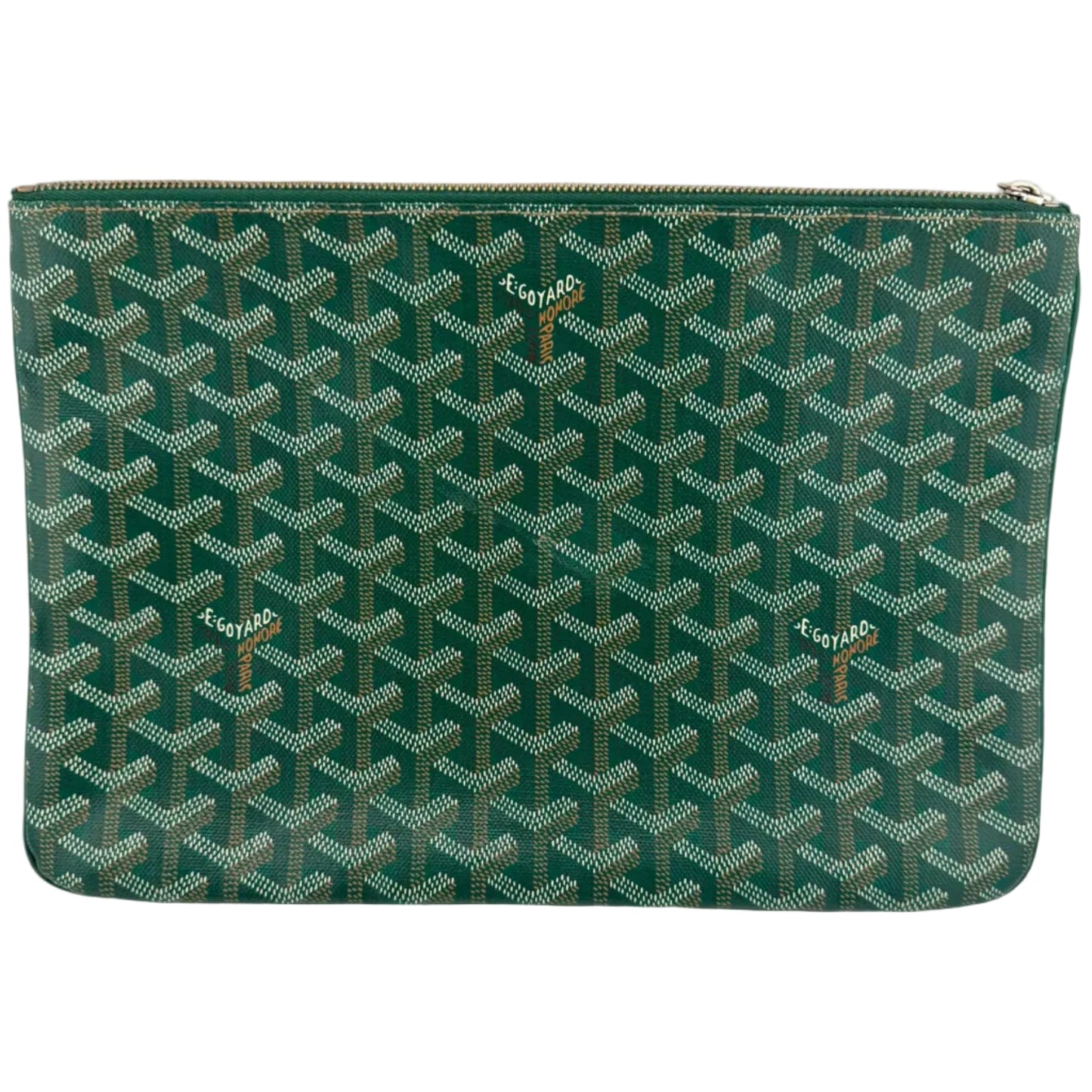 Goyard Goyardine Senat MM Coated Canvas Clutch Bag