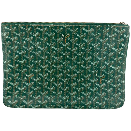 Goyard Goyardine Senat MM Coated Canvas Clutch Bag