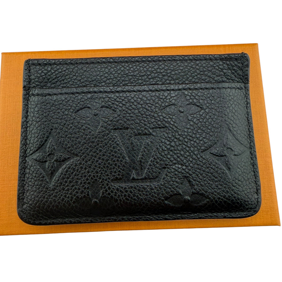 Louis Vuitton Empreinte Black Leather Cardholder