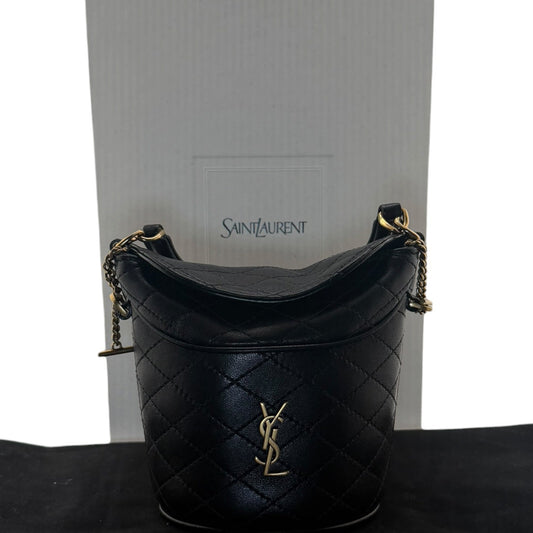 Saint Laurent Gaby Lambskin Bucket Bag