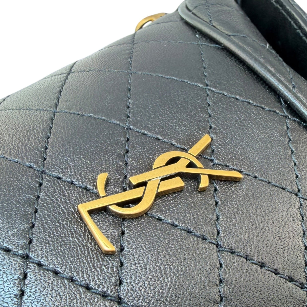 Saint Laurent Gaby Lambskin Bucket Bag