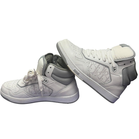 Dior B27 High White & Grey Trainers