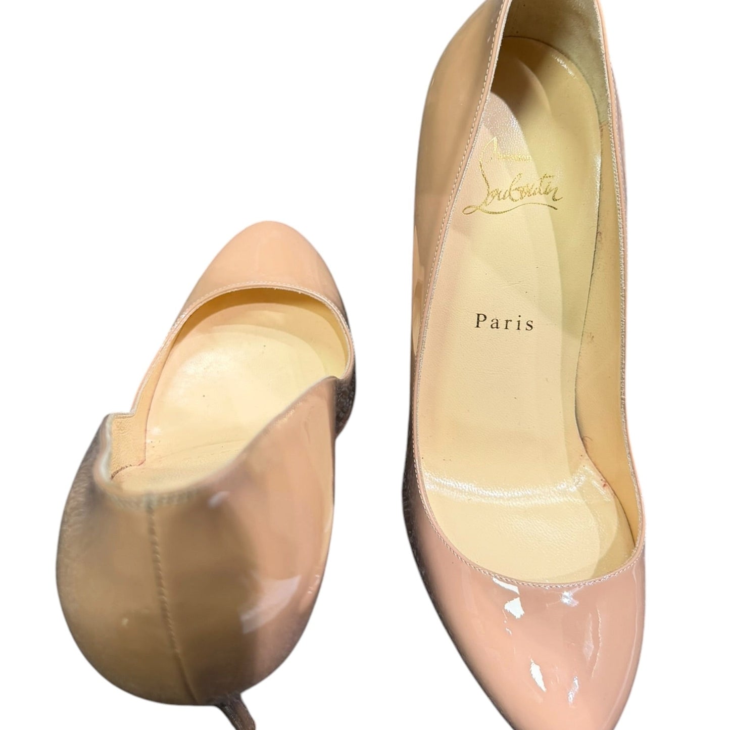 Christian Louboutin Dorissima 100 Patent Leather Pumps