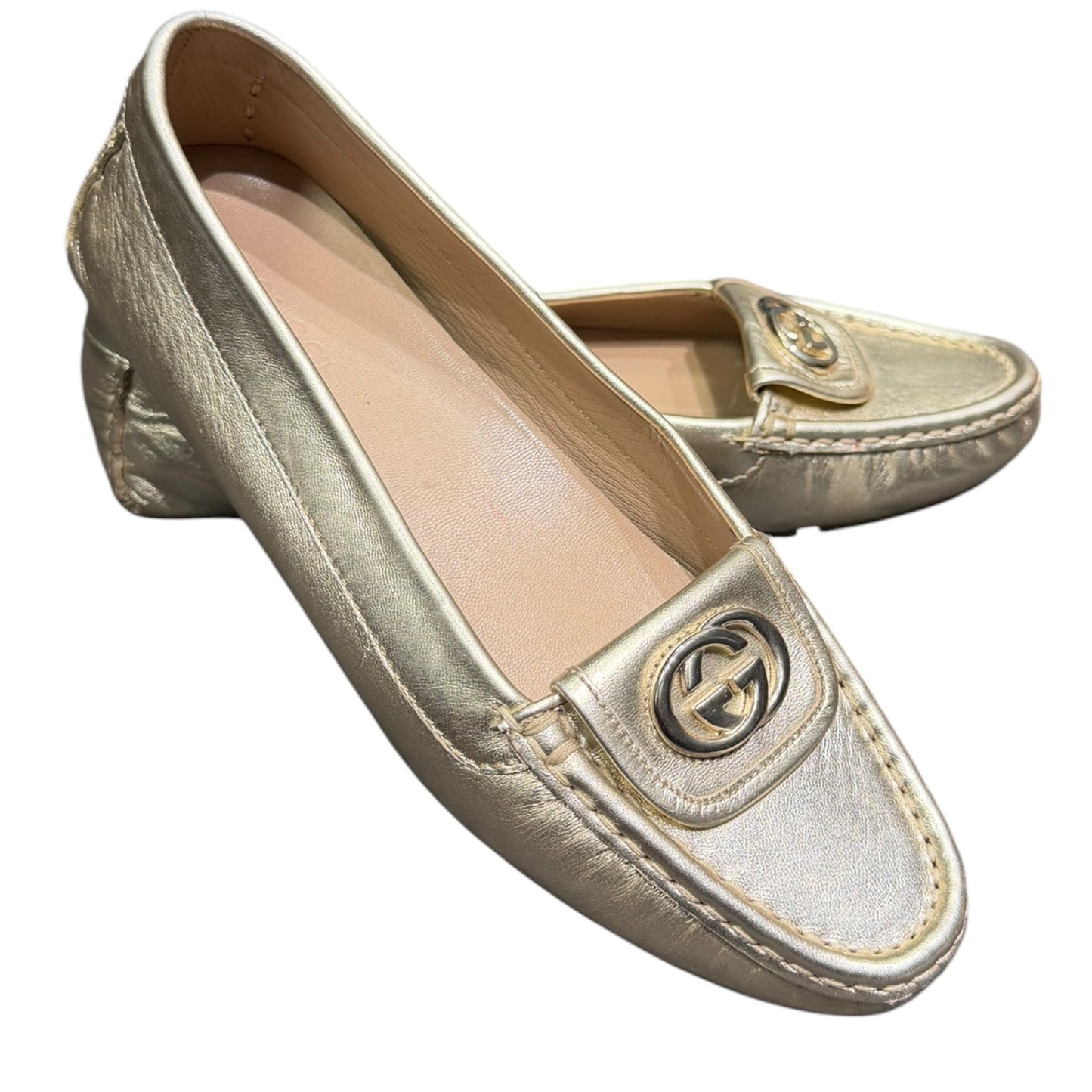 Gucci GG Logo Driving Shoes