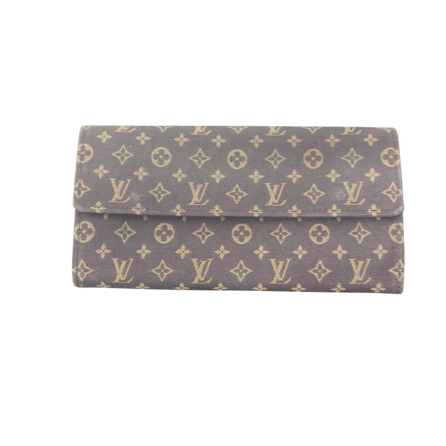 Louis Vuitton Sarah Wallet, Monogram Mini Lin Canvas