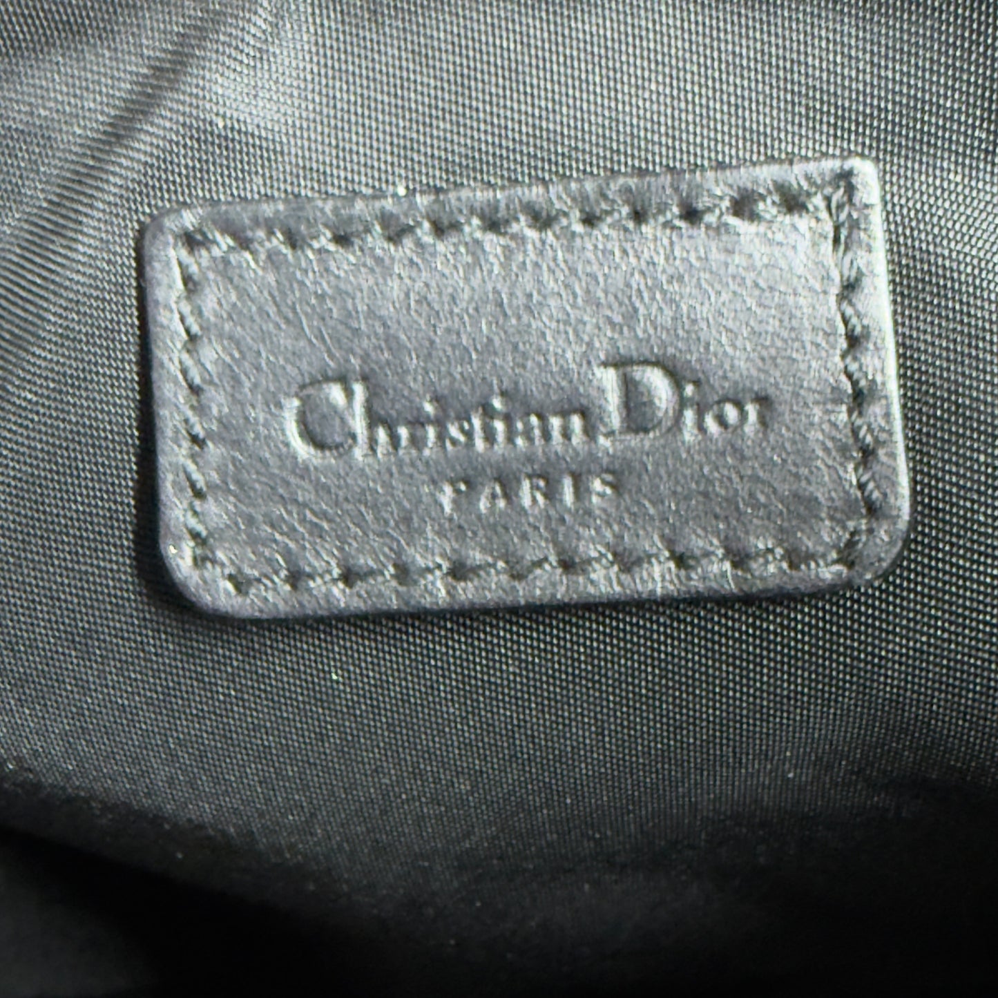 Christian Dior Trotter Canvas Saddle Pochette