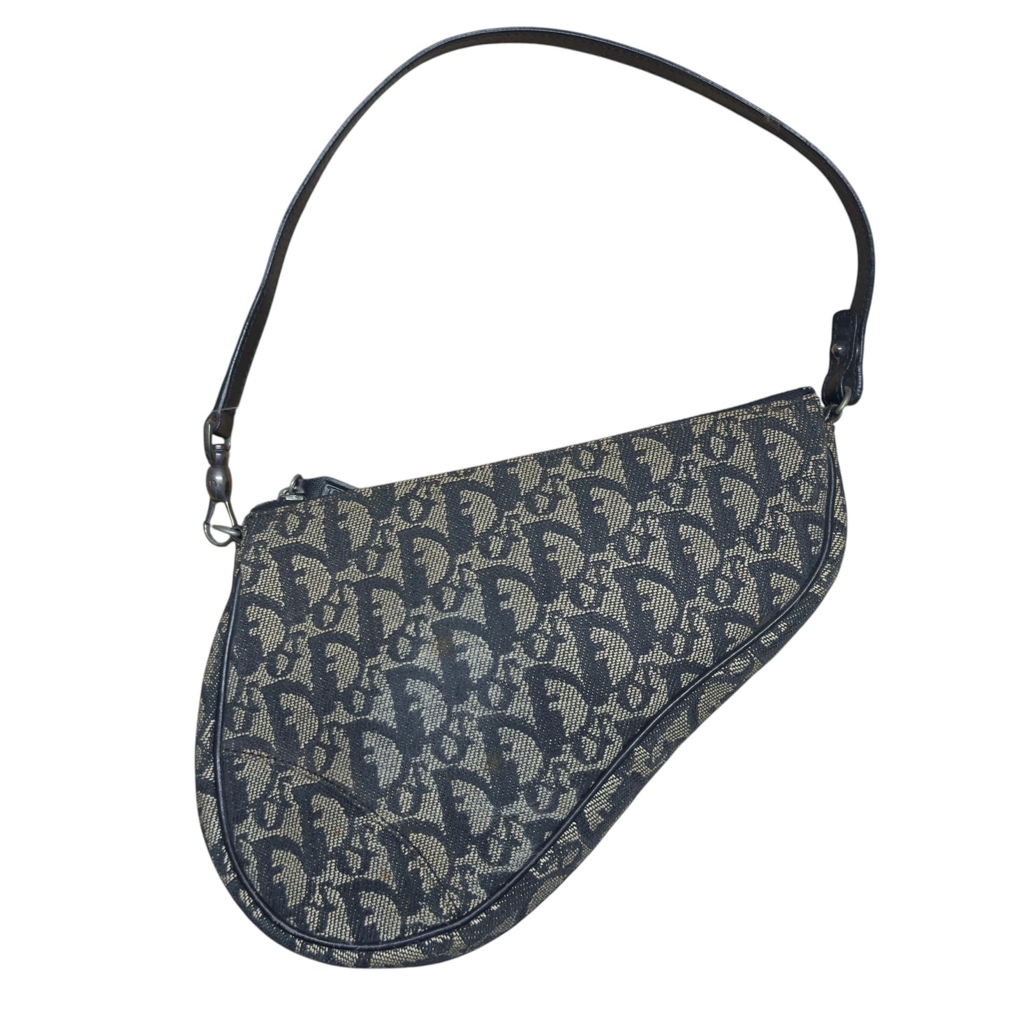 Christian Dior Trotter Canvas Saddle Pochette