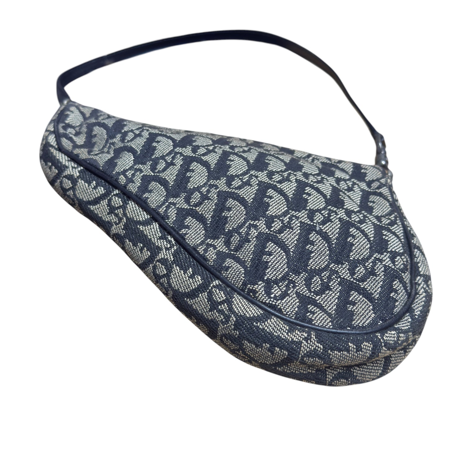 Christian Dior Trotter Canvas Saddle Pochette