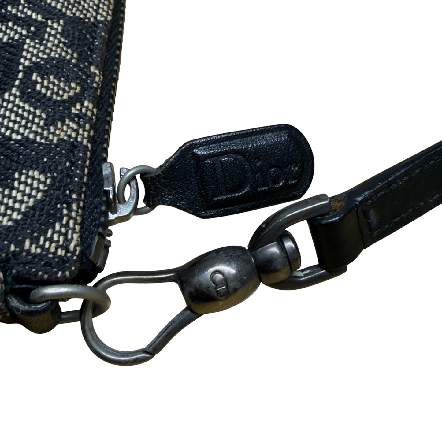 Christian Dior Trotter Canvas Saddle Pochette