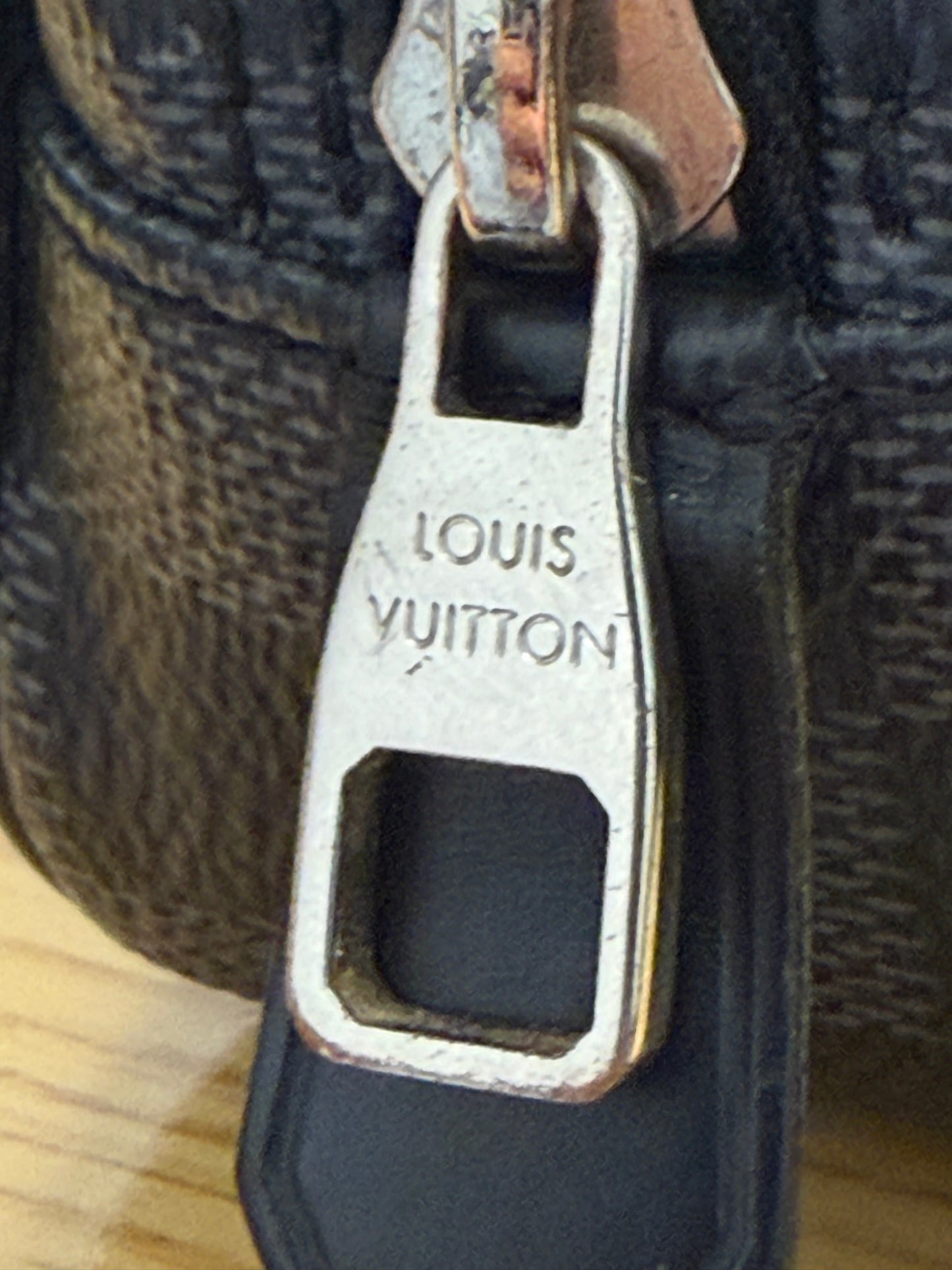 **SOLD** Louis Vuitton Damier Graphite Canvas Toilet Pouch PM