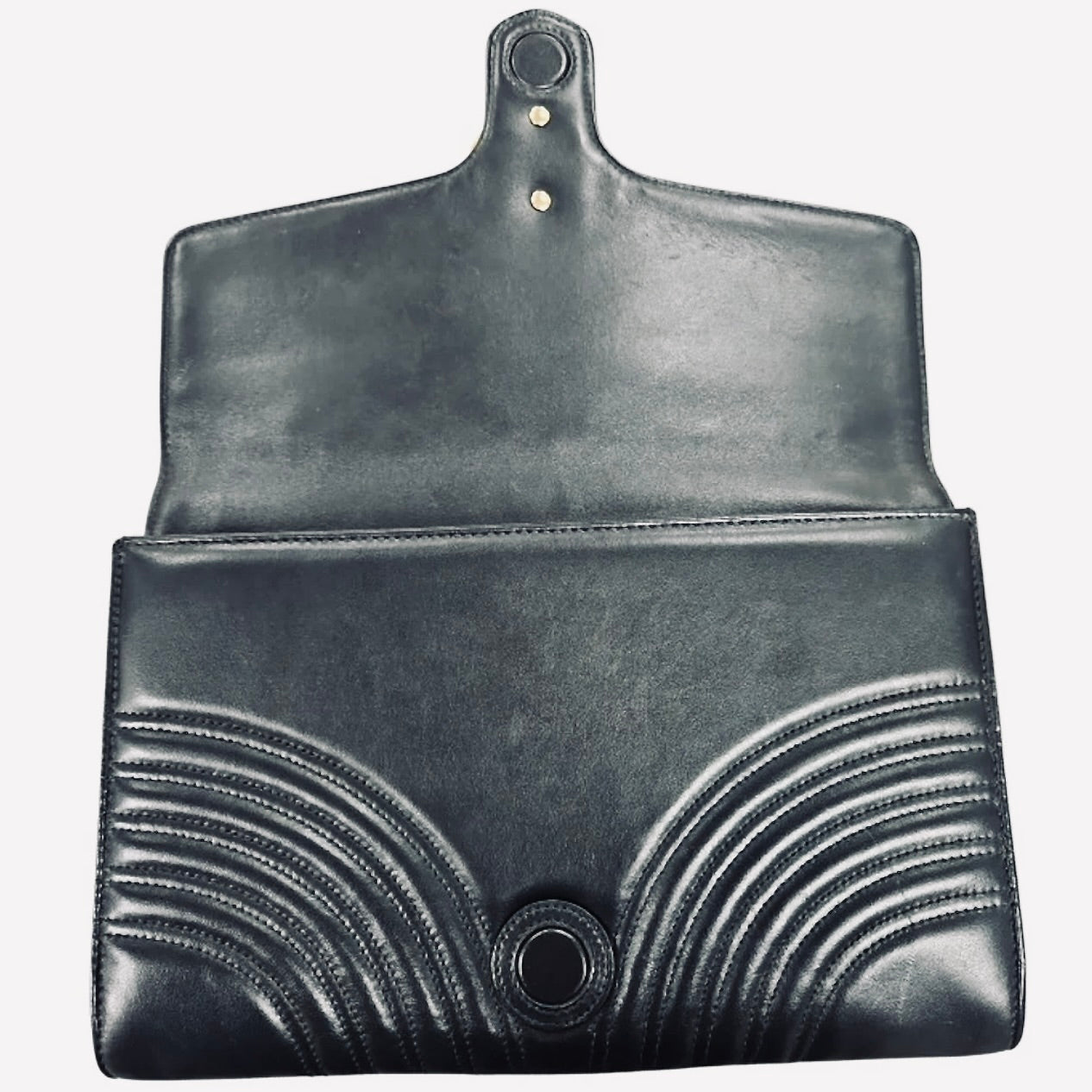 **SOLD** - Gucci Calfskin Matelasse GG Marmont Clutch Bag