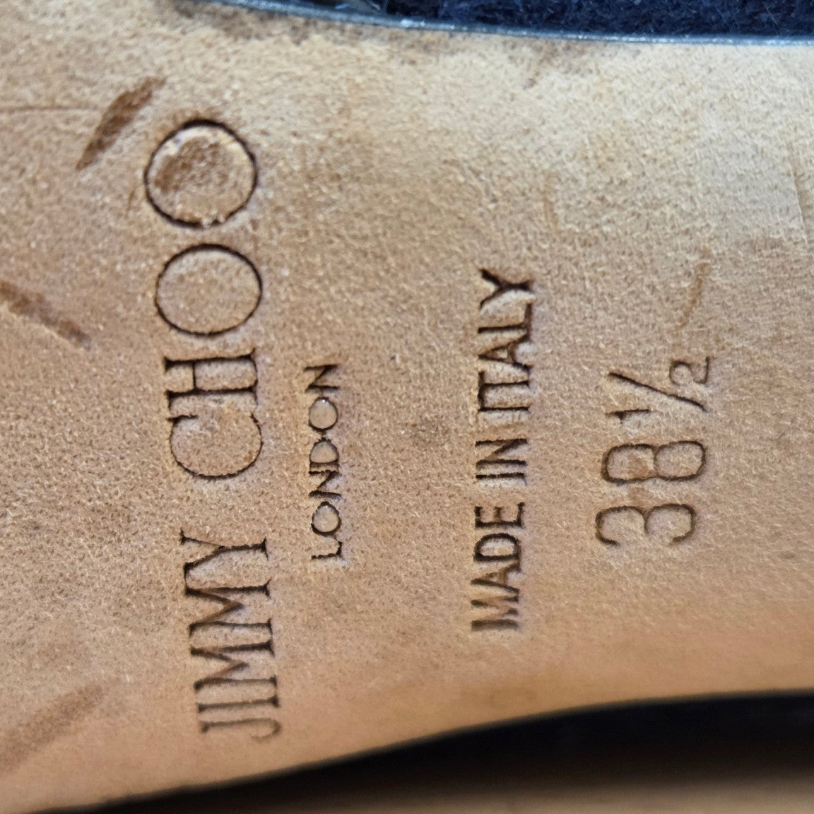 Jimmy Choo Alex Navy Blue Platform Court Shoes
