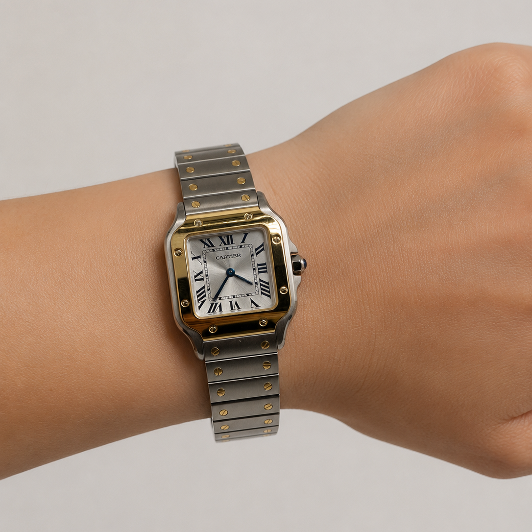 Cartier Small Santos Quartz / Reference W2SA0033