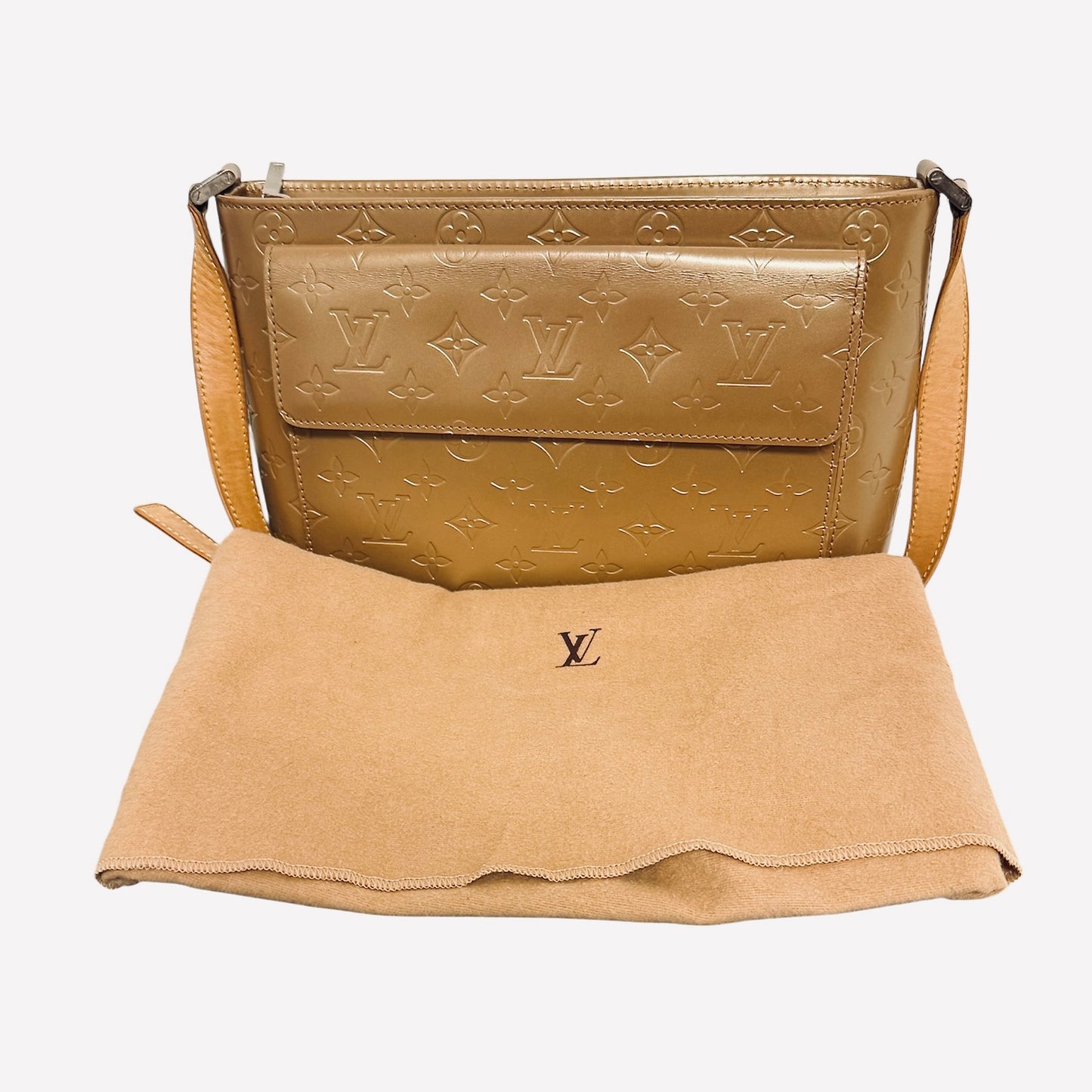 Louis Vuitton Monogram Mat Shoulder Bag (M55127)