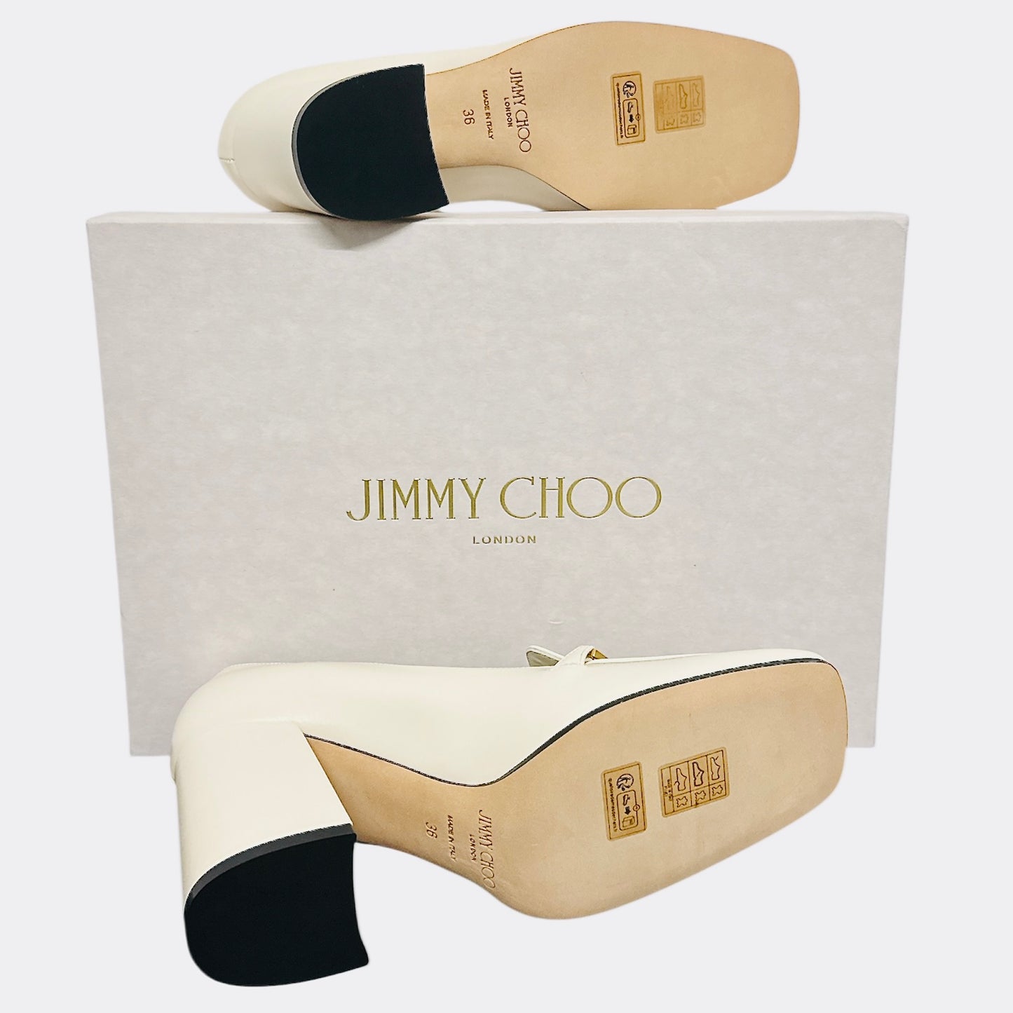 Jimmy Choo Diamond White Tilda 85