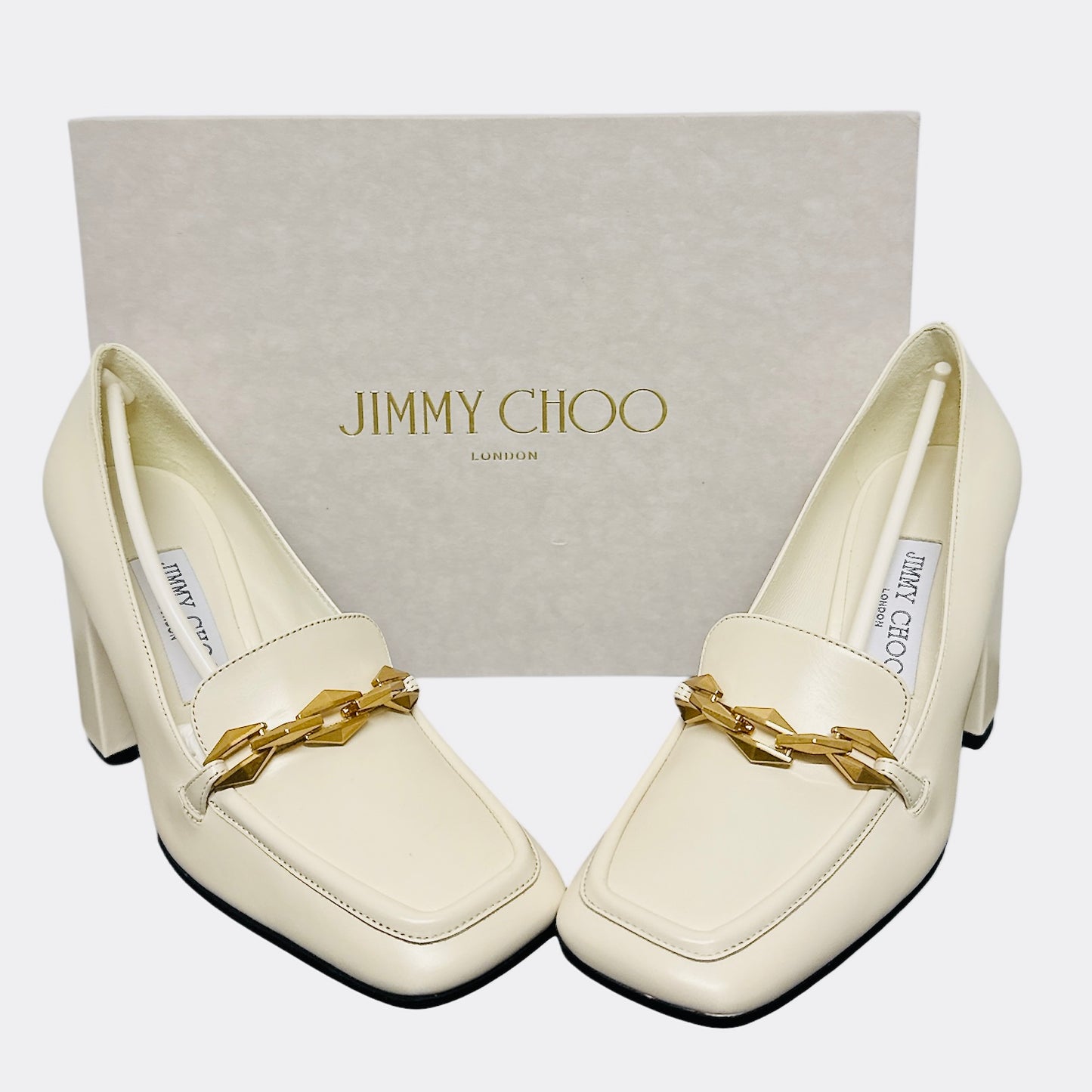 Jimmy Choo Diamond White Tilda 85