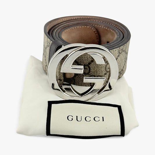 Gucci GG Supreme canvas belt