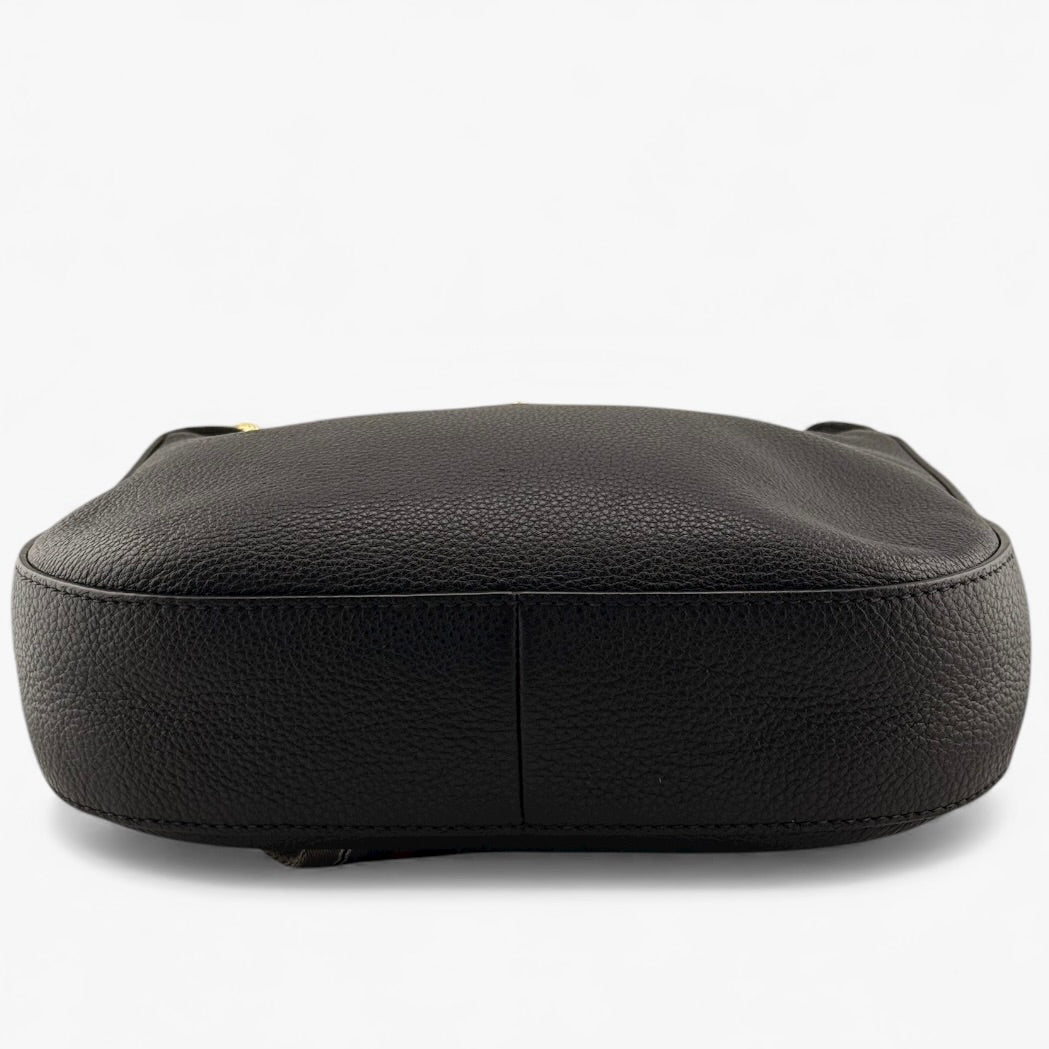 Prada Black Leather Vitello Phenix