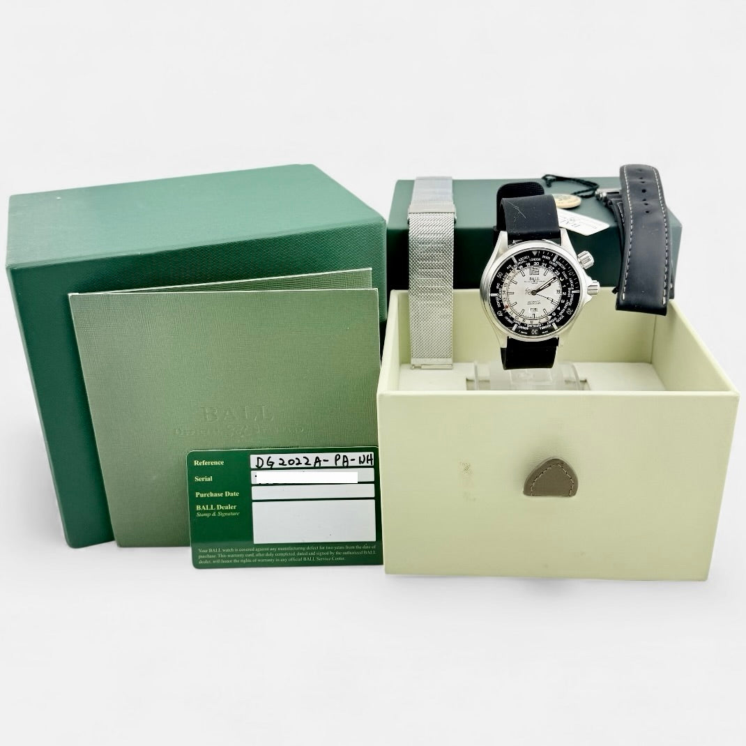 Ball Diver Worldtime DG2022A-PA-WH