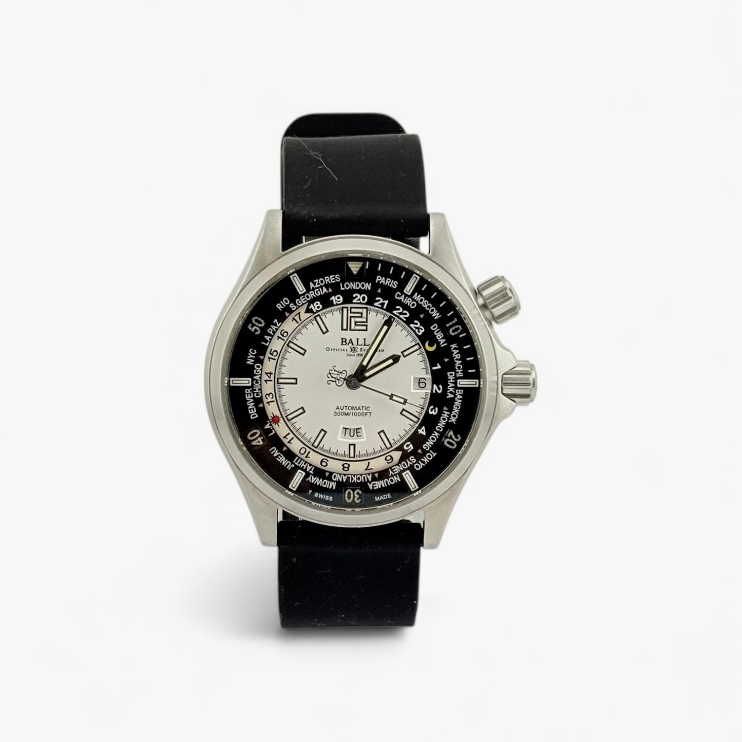 Ball Diver Worldtime DG2022A-PA-WH