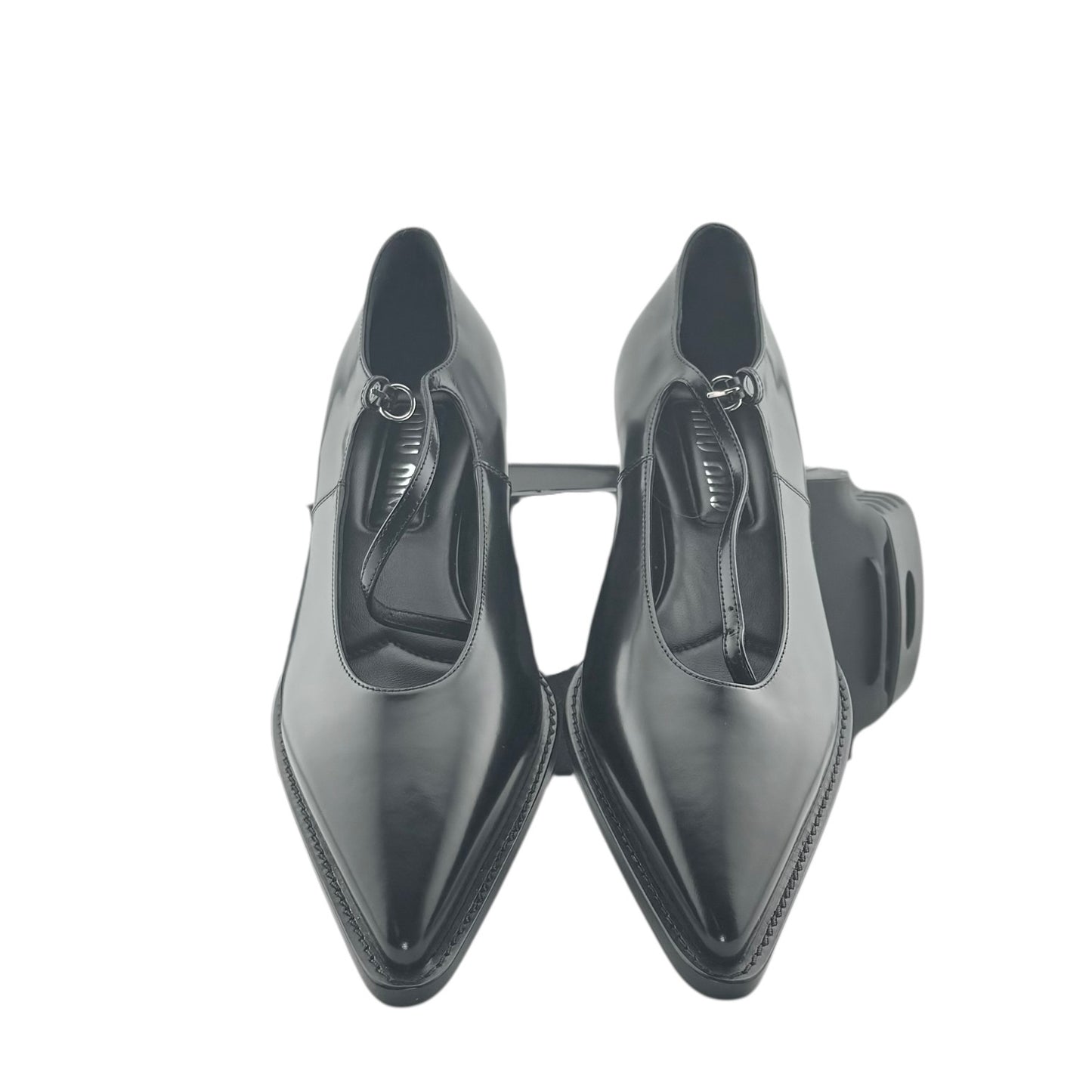 Miu Miu Brushed Leather Pumps 35